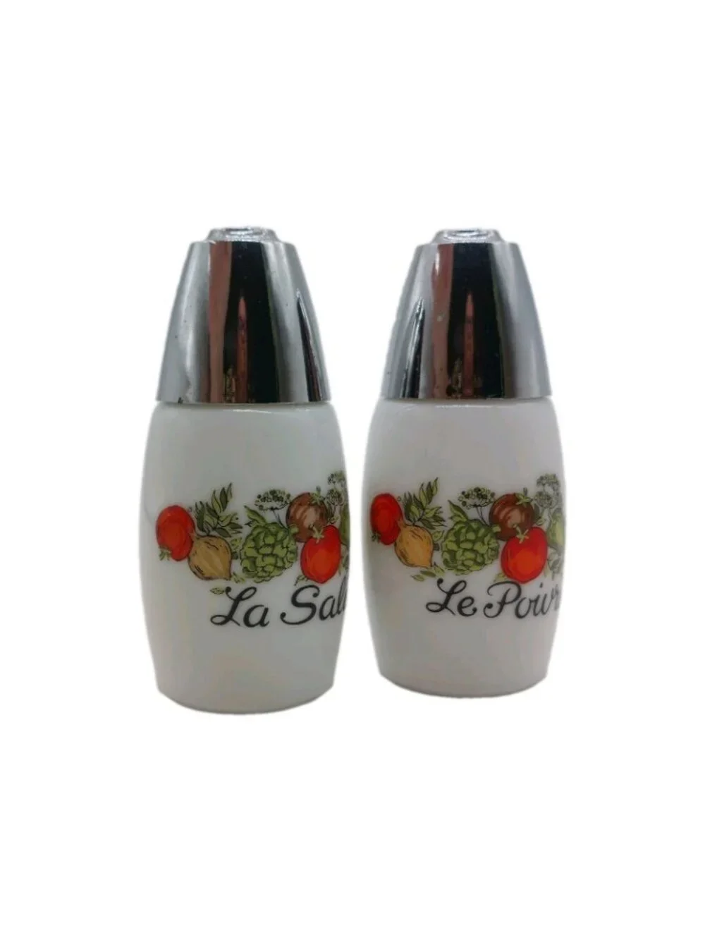 Gemco Corelle Corning Spice of Life Salt and Pepper Shakers Vintage